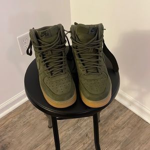 Olive green Air Force ones